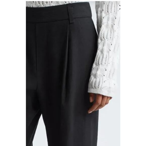 Vince Straight Leg Linen Blend Pull-On Pants Size Large - Picture 4 of 7